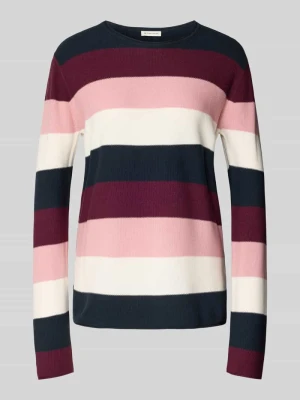 Sweter z dzianiny o kroju regular fit z mieszanki bawełny i wiskozy Tom Tailor