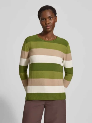 Sweter z dzianiny o kroju regular fit z mieszanki bawełny i wiskozy Tom Tailor