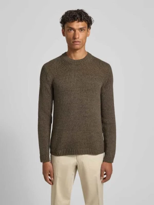 Sweter z dzianiny o kroju regular fit z mieszanki bawełny Marc O'Polo