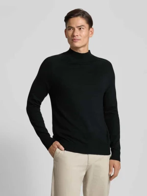Sweter z dzianiny o kroju regular fit z mieszanki bawełny model ‘TITO’ Strellson