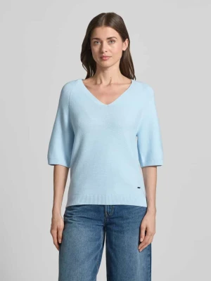 sweter z dzianiny o kroju regular fit z mieszanki bawełny s.Oliver RED LABEL