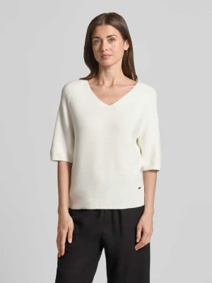 sweter z dzianiny o kroju regular fit z mieszanki bawełny s.Oliver RED LABEL