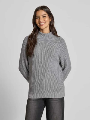 Sweter z dzianiny o kroju regular fit z mieszanki bawełny z dodatkiem wełny Tom Tailor