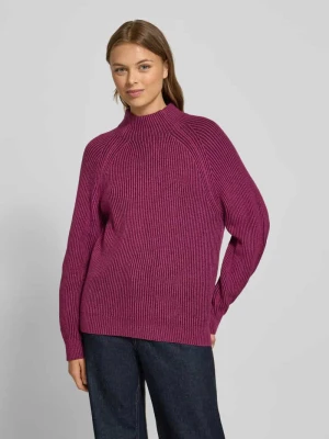 Sweter z dzianiny o kroju regular fit z mieszanki bawełny z dodatkiem wełny Tom Tailor