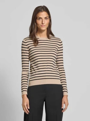 Sweter z dzianiny o kroju regular fit z mieszanki jedwabiu i wełny, model „SICILIA” Weekend Max Mara