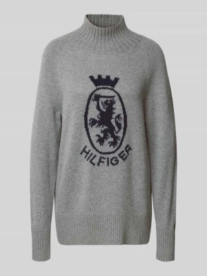Sweter z dzianiny o kroju regular fit z mieszanki wełny i bawełny Tommy Hilfiger