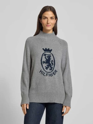 Sweter z dzianiny o kroju regular fit z mieszanki wełny i bawełny Tommy Hilfiger