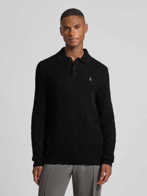 Sweter z dzianiny o kroju regular fit z mieszanki wełny i kaszmiru Polo Ralph Lauren