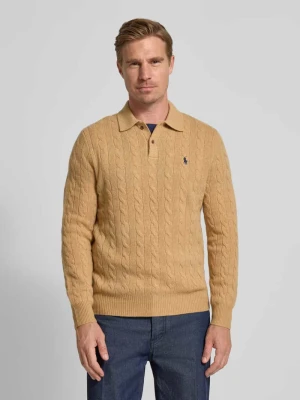 Sweter z dzianiny o kroju regular fit z mieszanki wełny i kaszmiru Polo Ralph Lauren