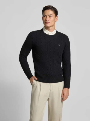 Sweter z dzianiny o kroju regular fit z mieszanki wełny i kaszmiru Polo Ralph Lauren