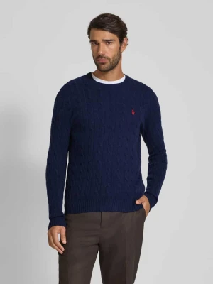 Sweter z dzianiny o kroju regular fit z mieszanki wełny i kaszmiru Polo Ralph Lauren