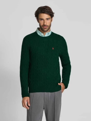 Sweter z dzianiny o kroju regular fit z mieszanki wełny i kaszmiru Polo Ralph Lauren