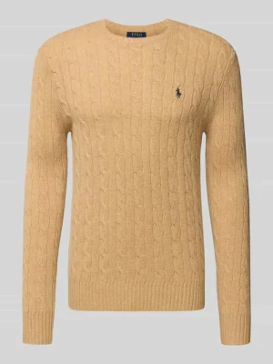 Sweter z dzianiny o kroju regular fit z mieszanki wełny i kaszmiru Polo Ralph Lauren