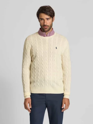 Sweter z dzianiny o kroju regular fit z mieszanki wełny i kaszmiru Polo Ralph Lauren