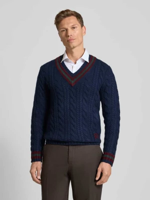 Sweter z dzianiny o kroju regular fit z mieszanki wełny i kaszmiru Polo Ralph Lauren