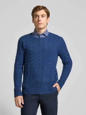 Sweter z dzianiny o kroju regular fit z mieszanki wełny i kaszmiru Polo Ralph Lauren