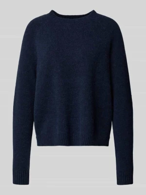 Sweter z dzianiny o kroju regular fit z mieszanki wełny z alpaki model ‘FEBISAN’ Boss