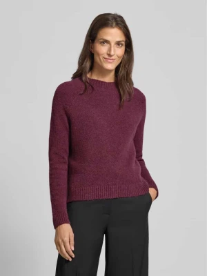 Sweter z dzianiny o kroju regular fit z mieszanki wełny z alpaki model ‘FEBISAN’ Boss
