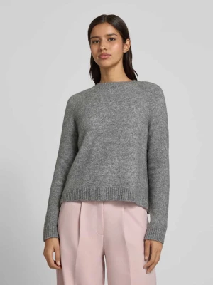 Sweter z dzianiny o kroju regular fit z mieszanki wełny z alpaki model ‘FEBISAN’ Boss