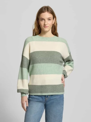 Sweter z dzianiny o kroju regular fit z mieszanki wiskozy model ‘ATIA’ Only