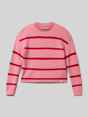 Sweter z dzianiny o kroju regular fit z mieszanki wiskozy model ‘FRANCA’ Only