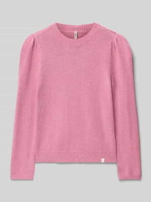 Sweter z dzianiny o kroju regular fit z mieszanki wiskozy model ‘KATIA LIFE’ Only