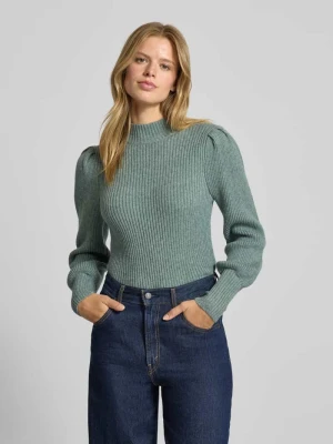 Sweter z dzianiny o kroju regular fit z mieszanki wiskozy model ‘KATIA’ Only