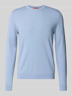 Sweter z dzianiny o kroju regular fit z mieszanki wiskozy model ‘SAN CODY-CV’ HUGO