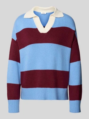 Sweter z dzianiny o kroju regular fit z mieszanki wiskozy s.Oliver RED LABEL