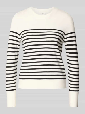 Sweter z dzianiny o kroju regular fit z mieszanki wiskozy s.Oliver RED LABEL