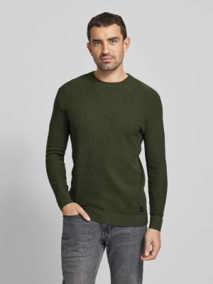 Sweter z dzianiny o kroju regular fit z oddychającej, miękkiej bawełny Tom Tailor