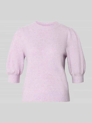 Sweter z dzianiny o kroju regular fit z okrągłym dekoltem model ‘DOFFY’ Vero Moda