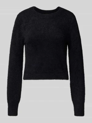 Sweter z dzianiny o kroju regular fit z okrągłym dekoltem model ‘PETRA’ Only