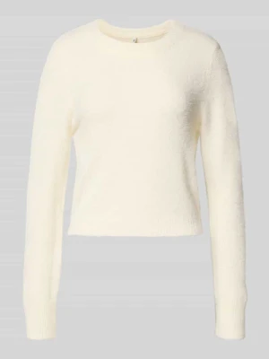 Sweter z dzianiny o kroju regular fit z okrągłym dekoltem model ‘PETRA’ Only
