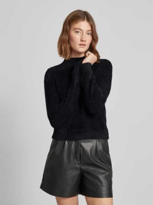 Sweter z dzianiny o kroju regular fit z półgolfem model ‘PIUMO’ Only