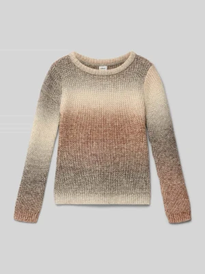 Sweter z dzianiny o kroju regular fit z prążkowanej mieszanki bawełny s.Oliver RED LABEL