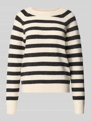 Sweter z dzianiny o kroju regular fit z raglanowymi rękawami model ‘DOFFY’ Vero Moda