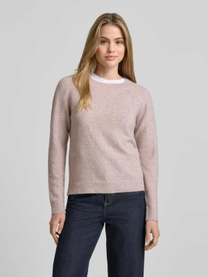 Sweter z dzianiny o kroju regular fit z raglanowymi rękawami model ‘DOFFY’ Vero Moda