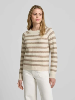 Sweter z dzianiny o kroju regular fit z raglanowymi rękawami model ‘DOFFY’ Vero Moda