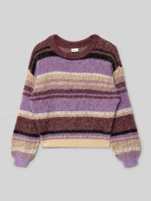 Sweter z dzianiny o kroju regular fit z wielokolorowym wzorem s.Oliver RED LABEL