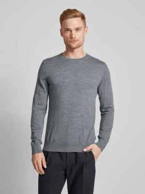 Sweter z dzianiny o kroju regular fit z żywej wełny s.Oliver BLACK LABEL