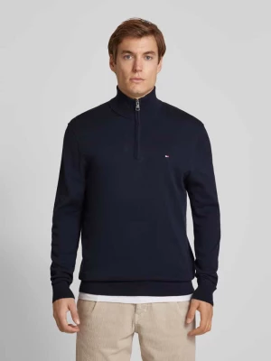 Sweter z dzianiny o kroju regular fit ze stójką Tommy Hilfiger