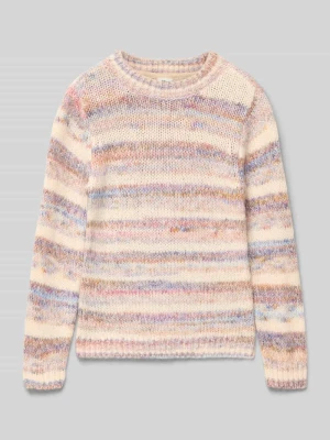 Sweter z dzianiny o kroju regular fit ze wzorem na całej powierzchni s.Oliver RED LABEL
