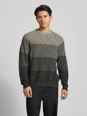 Sweter z dzianiny o kroju relaxed fit z czystej bawełny model ‘BIRK’ Only & Sons