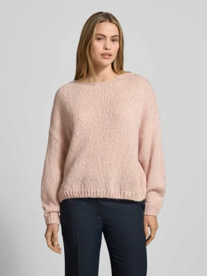 Sweter z dzianiny o kroju relaxed fit z dodatkiem wełny i moheru Oui