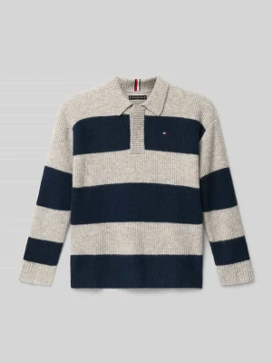 Sweter z dzianiny o kroju relaxed fit z dodatkiem wełny Tommy Hilfiger Teens