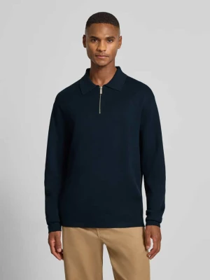 Sweter z dzianiny o kroju relaxed fit z dzianiny z mieszanki wiskozy model ‘TELLER’ Selected Homme