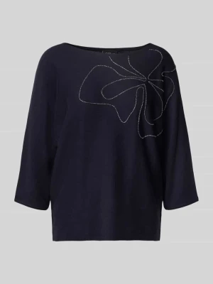 Sweter z dzianiny o kroju relaxed fit z mieszanki bawełny s.Oliver BLACK LABEL
