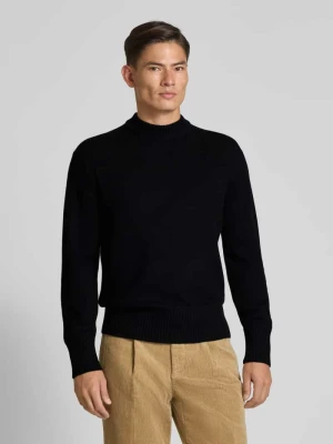 Sweter z dzianiny o kroju relaxed fit z mieszanki wełny i kaszmiru model ‘Calle’ Selected Homme