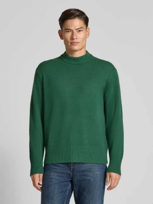 Sweter z dzianiny o kroju relaxed fit z mieszanki wełny i kaszmiru model ‘Calle’ Selected Homme